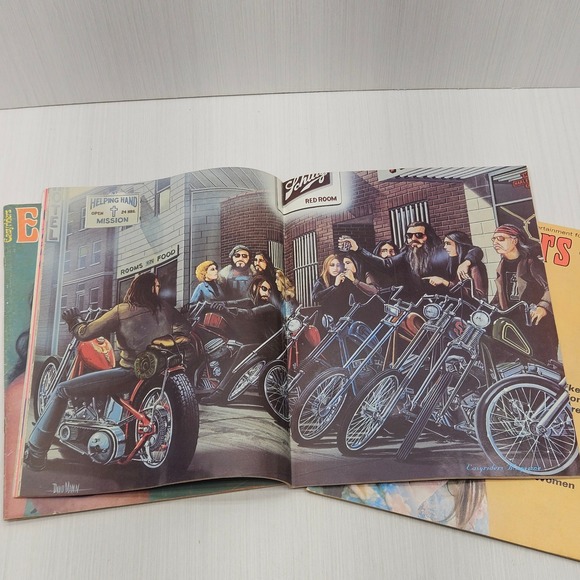 Vintage Easyriders Magazine Lot Of 3‎ November December September David Mann - Picture 6 of 6